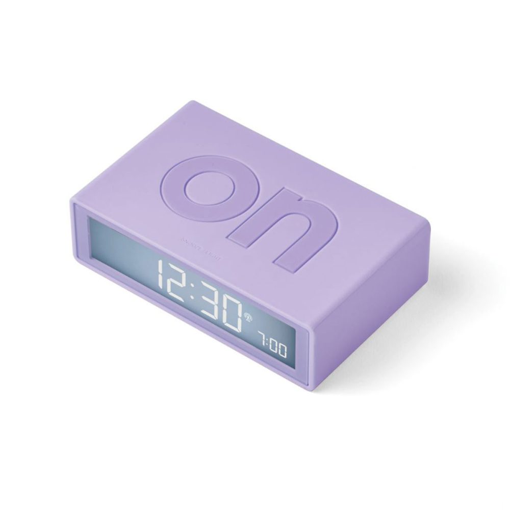 Lexon Flip Travel Sveglia reversibile Lilla - immagine 3