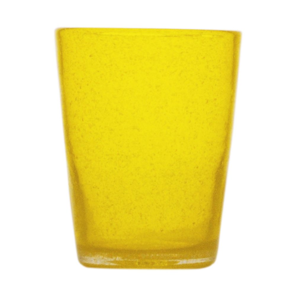 Memento Bicchiere in vetro Giallo