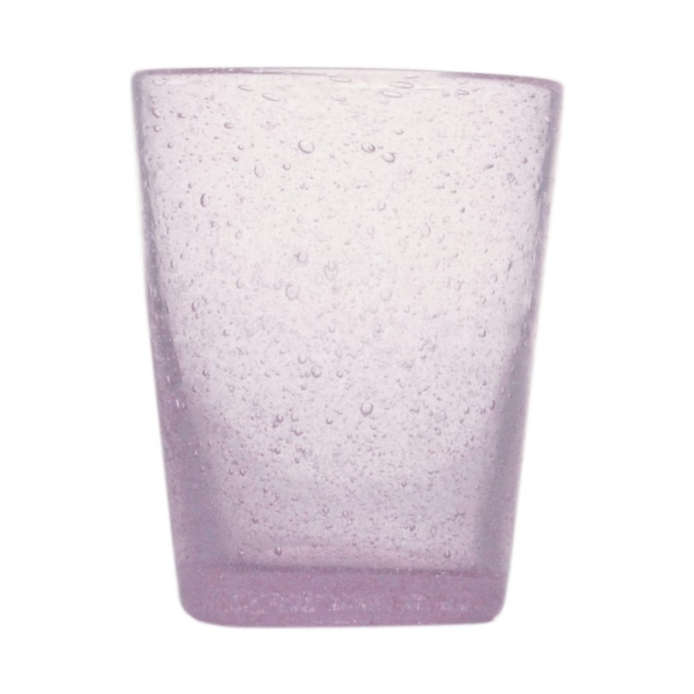 Memento Bicchiere in vetro Malva