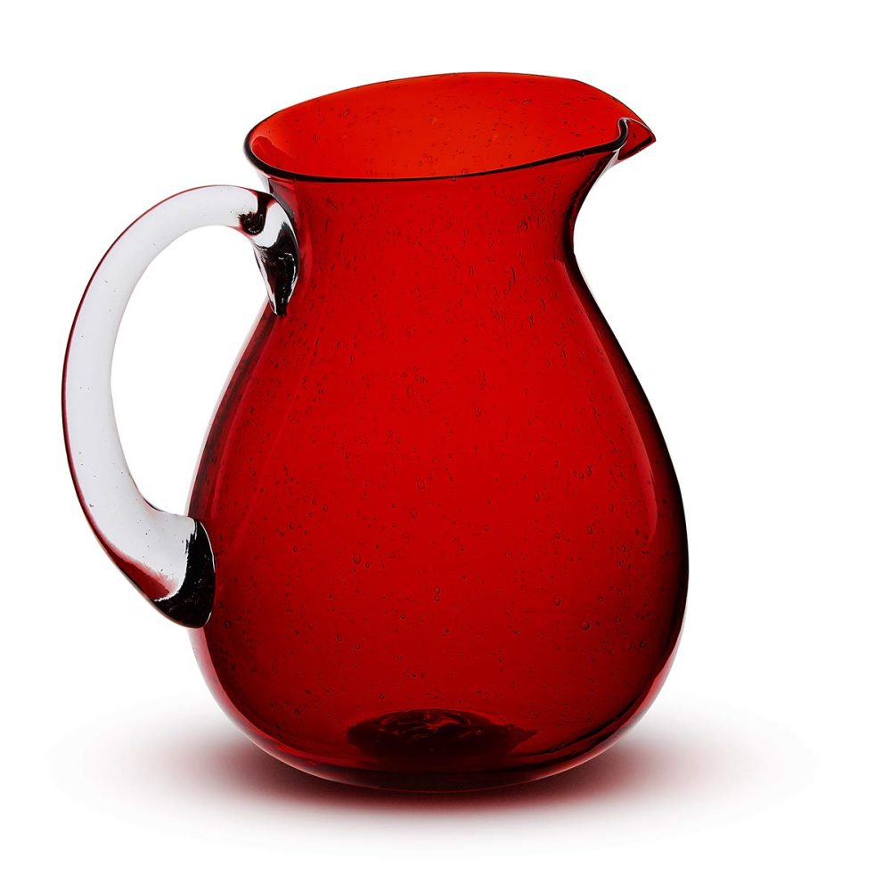Memento Caraffa in vetro Rosso