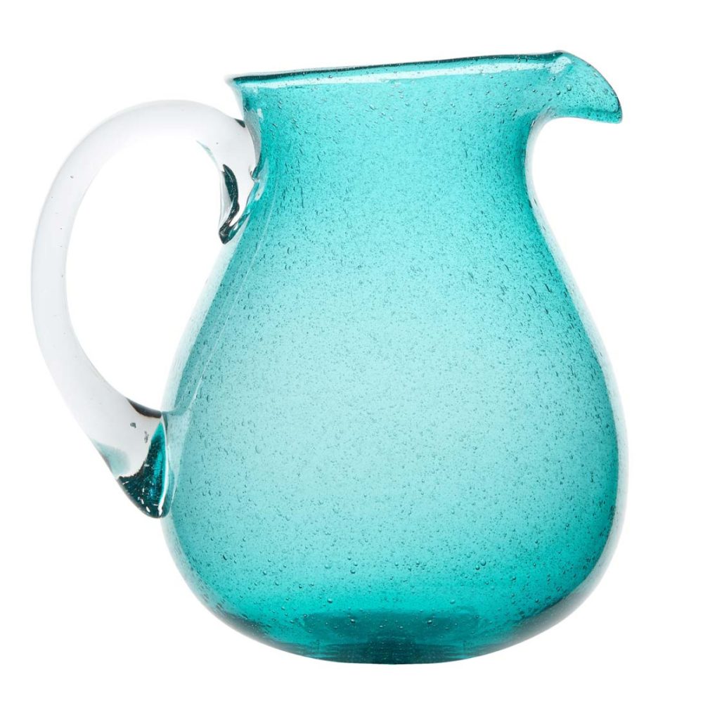 Memento Caraffa in vetro Turchese