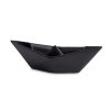 Ceramiche Crescentini Barchetta Grande origami nera opaca
