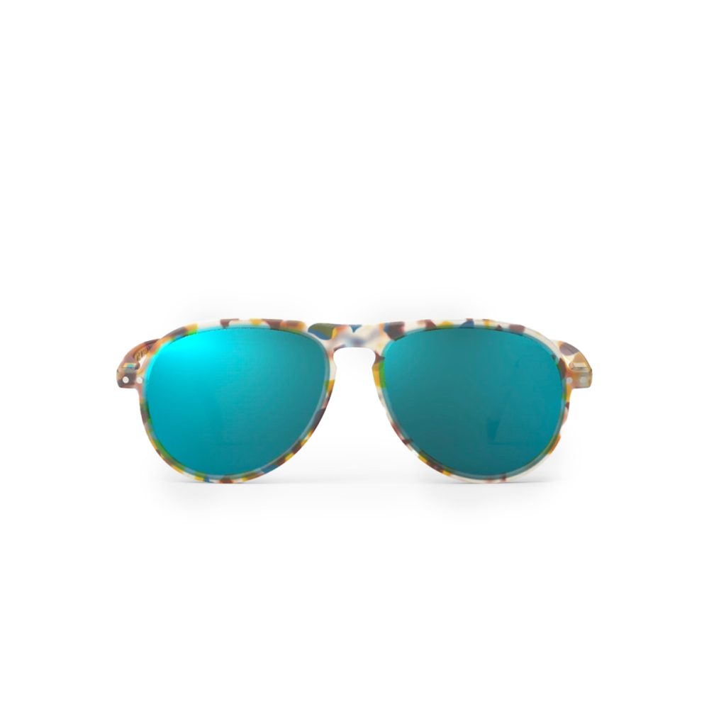 Izipizi Occhiale da Sole Modello #I Tartaruga Blu lente specchio