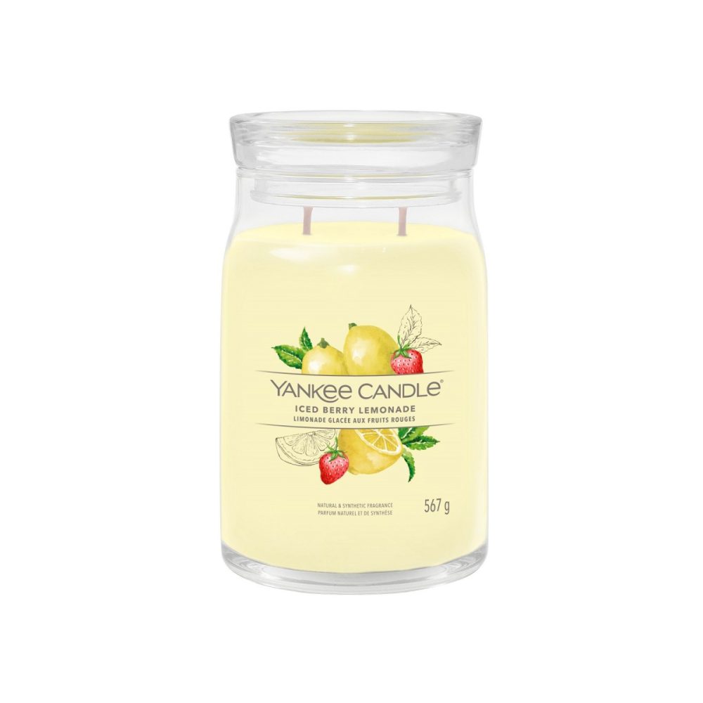 Yankee Candle Signature Iced Berry Lemonade Candela Giara Grande