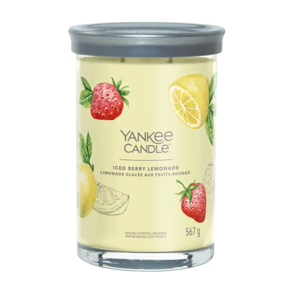 Yankee Candle Signature Iced Berry Lemonade Candela Tumbler Grande