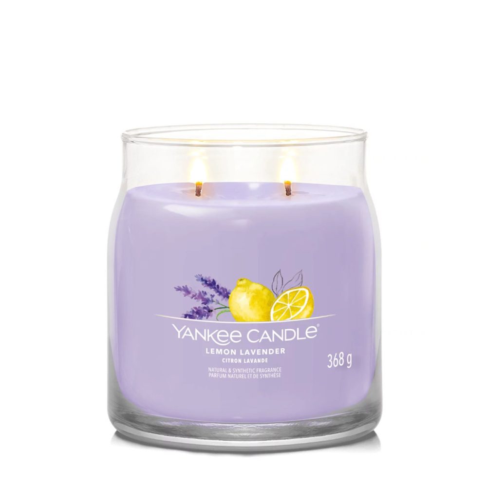 Yankee Candle Signature Lemon Lavender Candela Giara Media