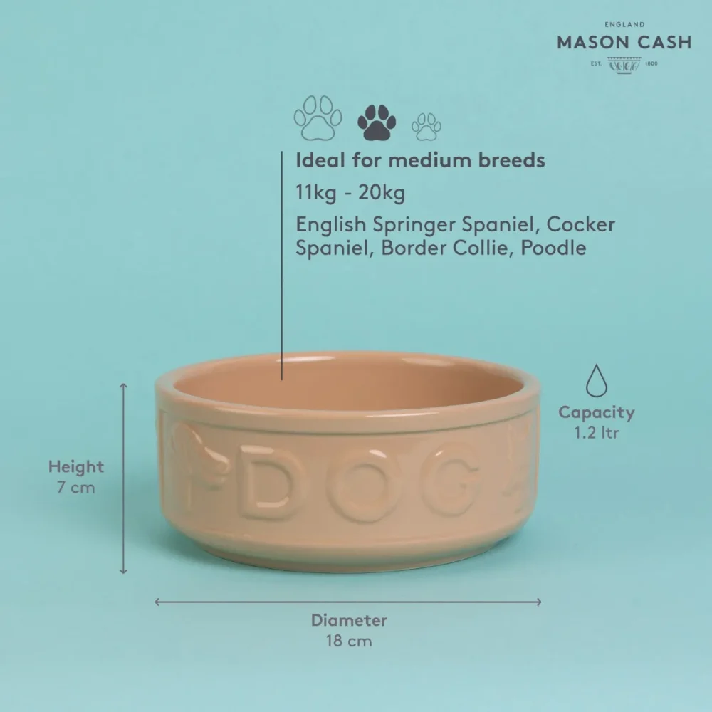 Mason Cash Ciotola Cane 18 cm crema - immagine 2