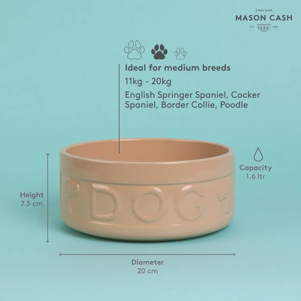 Mason Cash Ciotola Cane 20 cm crema - immagine 2