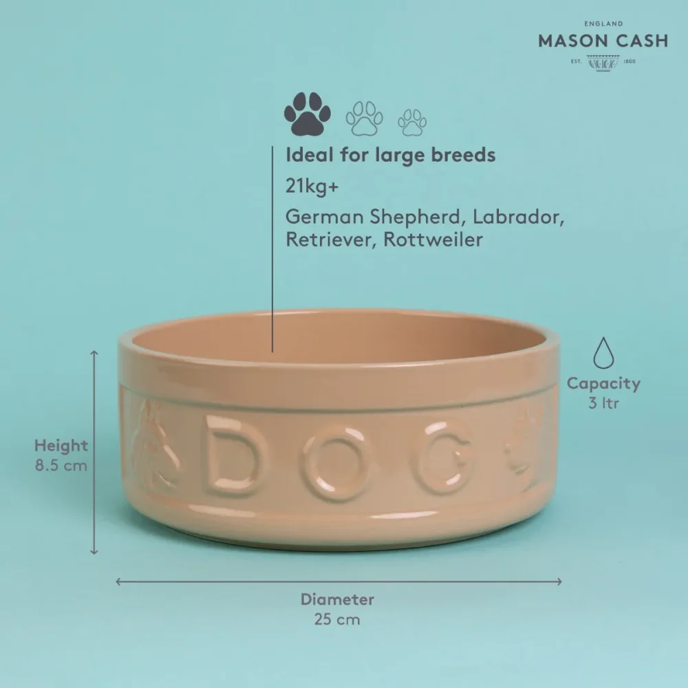 Mason Cash Ciotola Cane 25 cm crema - immagine 2