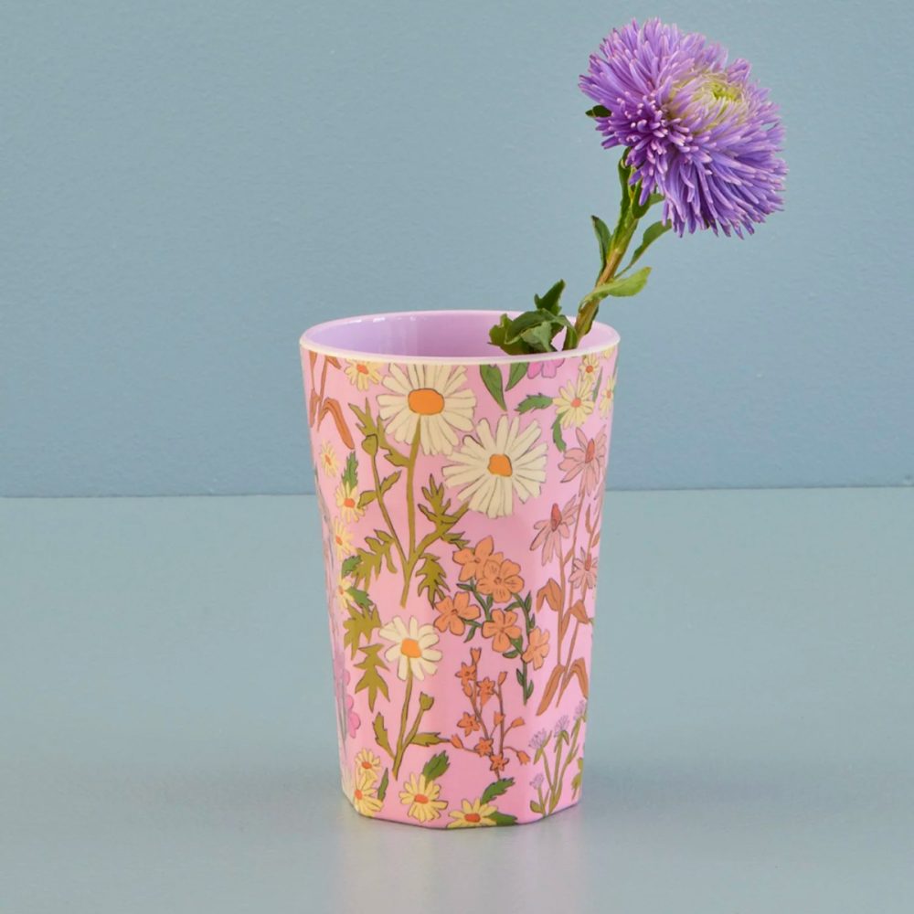Rice bicchiere alto Margherite e Fiori - immagine 2