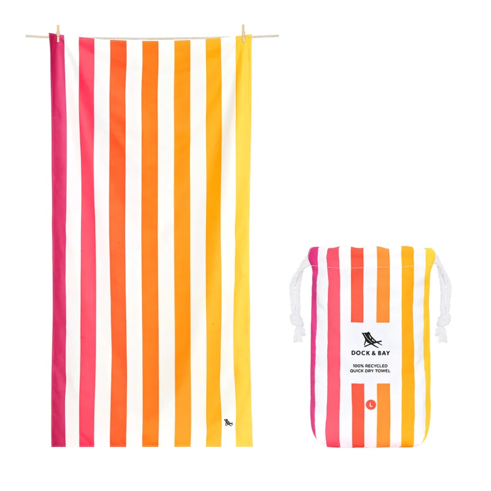 Dock & Bay Telo Mare XL Peach Sunrise