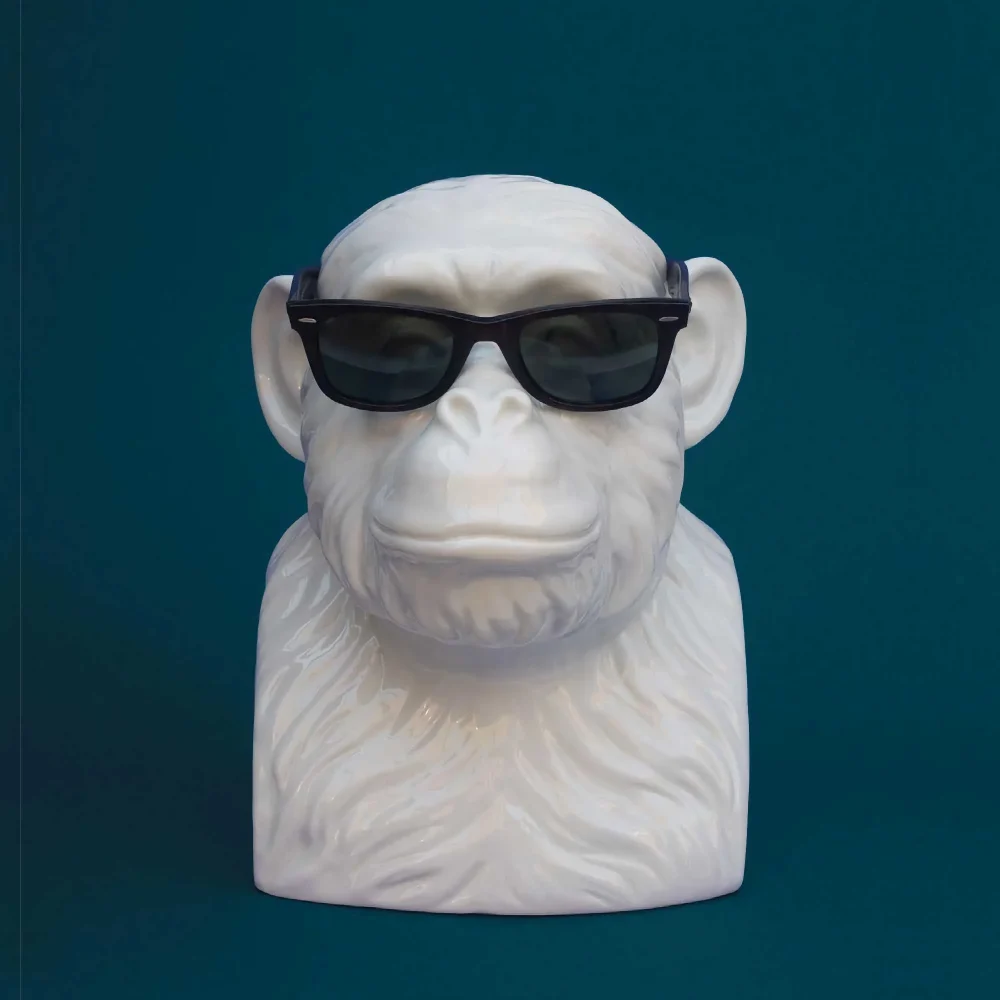 Suck Uk Chimp Tidy bianco - immagine 4
