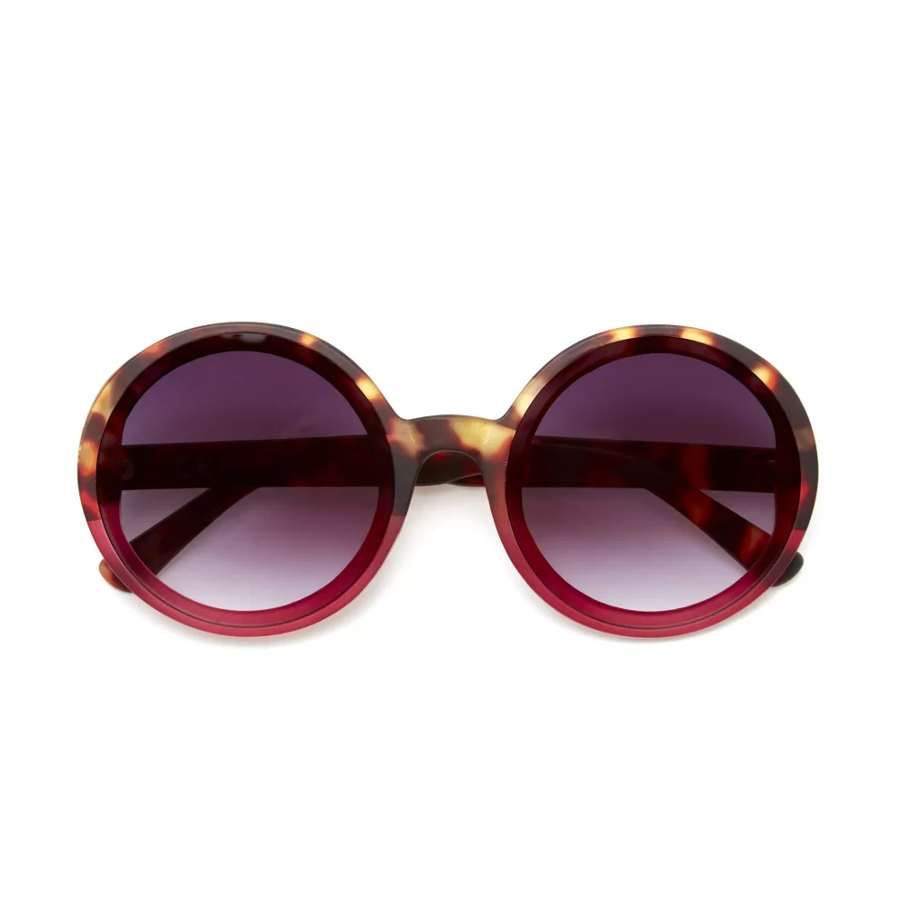 Okkia Occhiale da Sole Modello Monica Circle Dusty Pink lente Gradient
