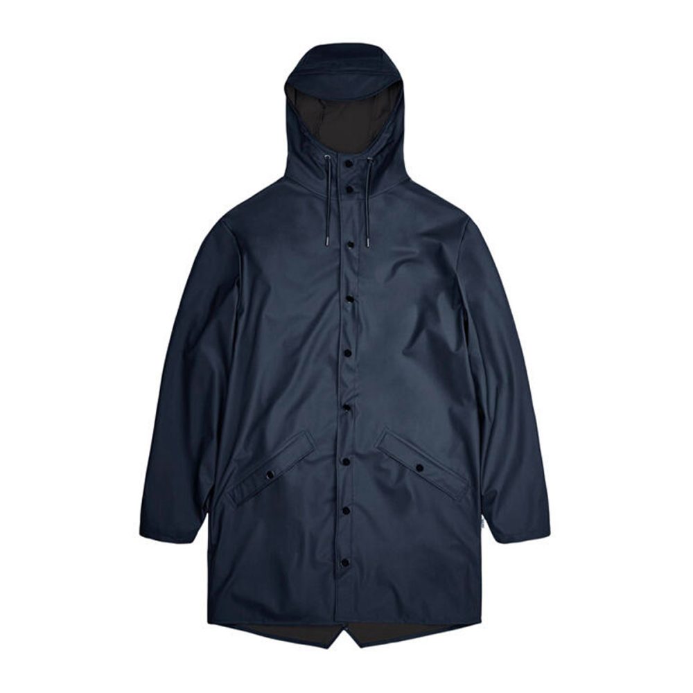 Rains Jacket Navy Blu Small
