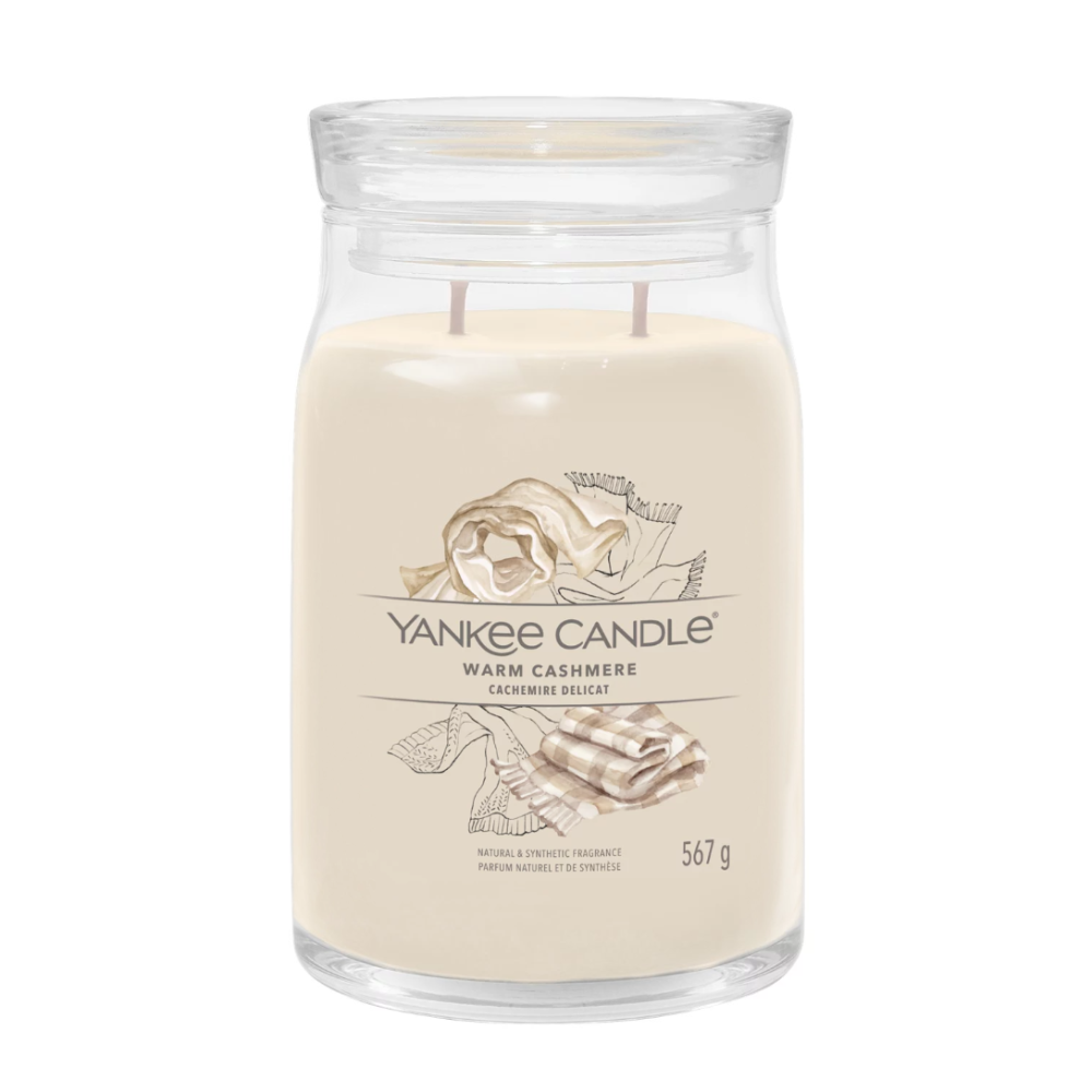 Yankee Candle Signature Warm Cashmere Candela Giara Grande