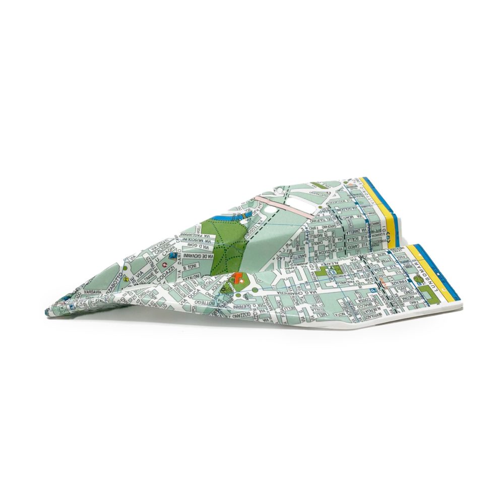 Ceramiche Crescentini Aeroplanino origami Maps