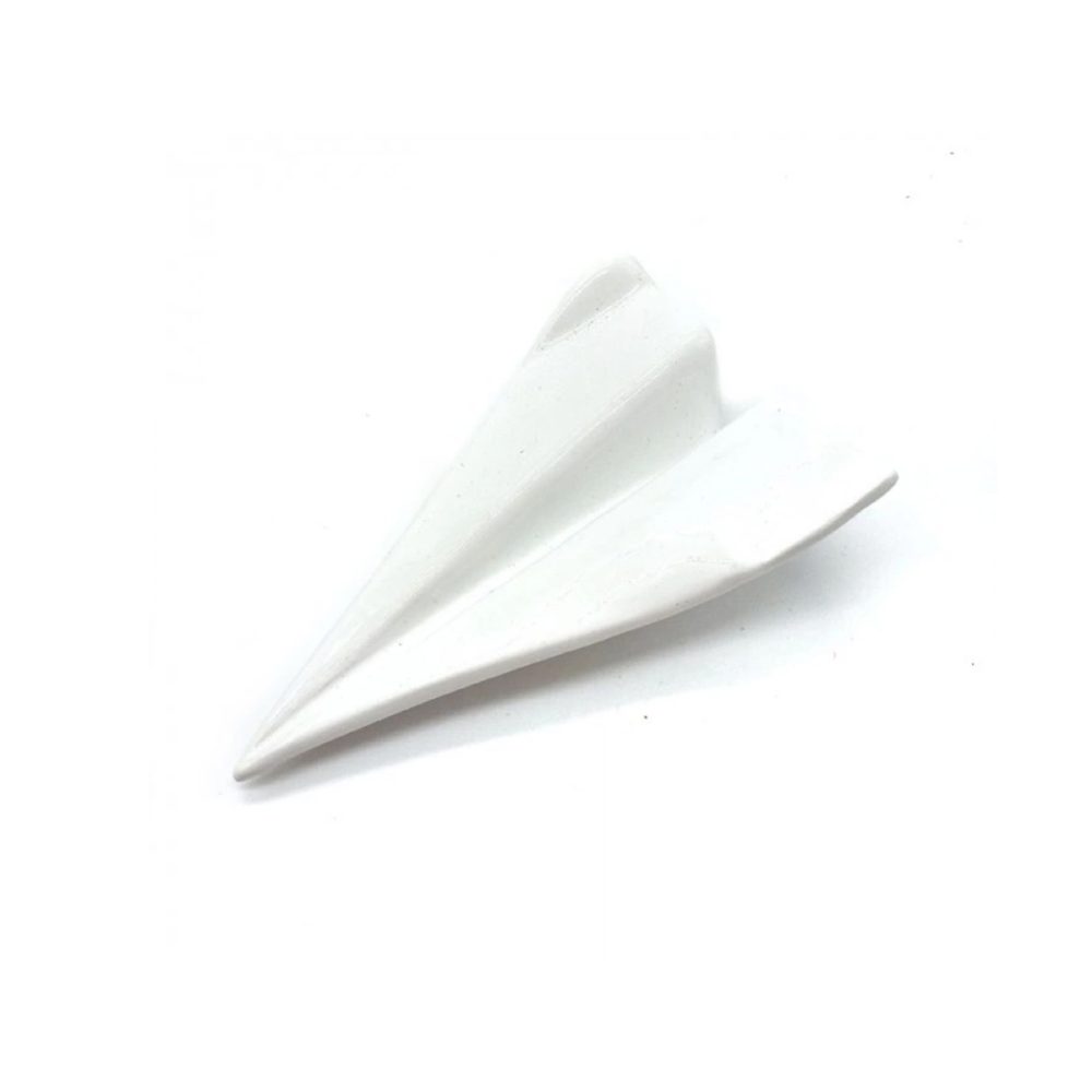 Ceramiche Crescentini Aeroplanino origami bianco
