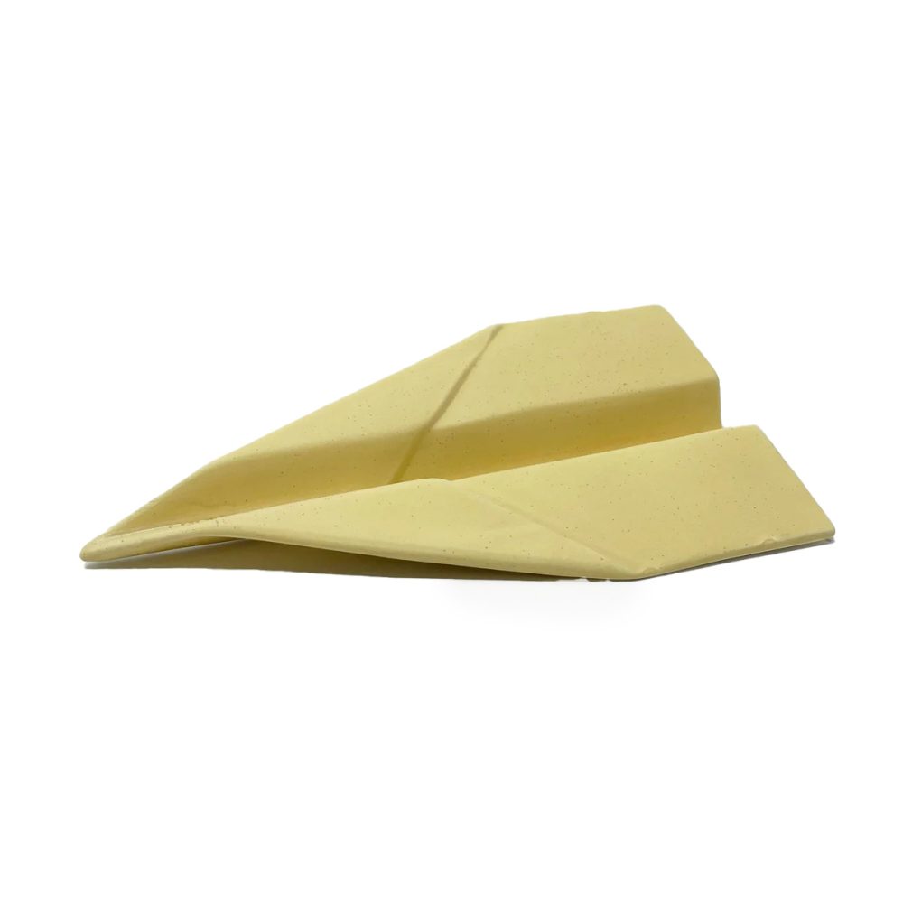 Ceramiche Crescentini Aeroplanino origami carta paglia