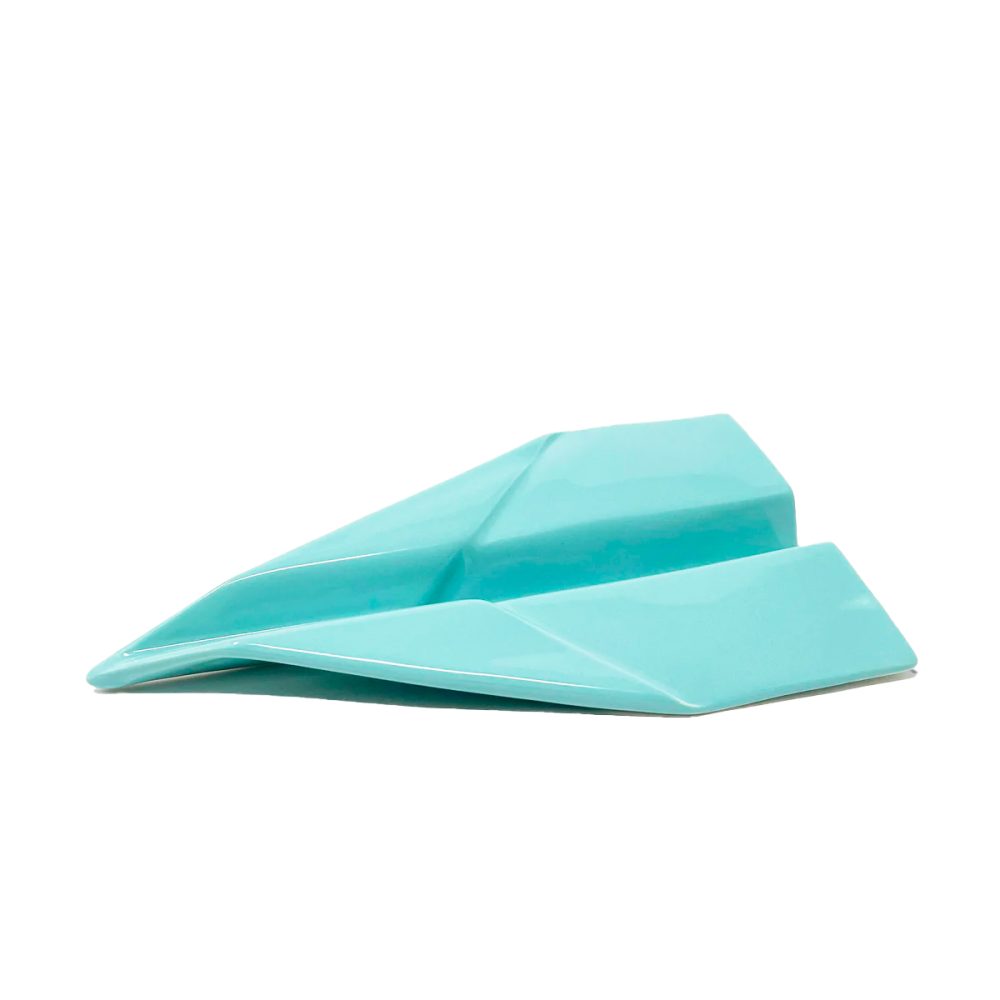Ceramiche Crescentini Aeroplanino origami tiffany