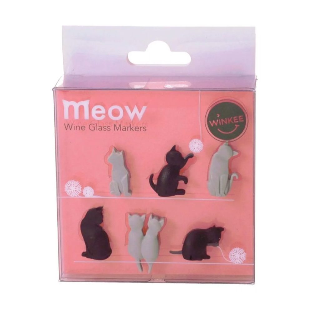 Winkee Segna bicchieri Gattini Meow