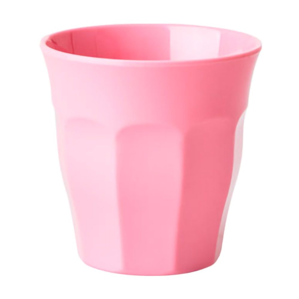 Rice bicchiere tinta unita rosa flamingo