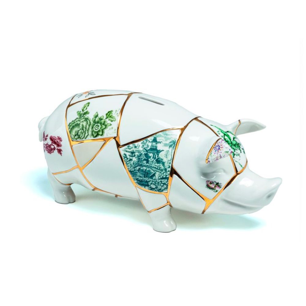 Seletti Salvadanaio Kintsugi Piggy Bank - immagine 3