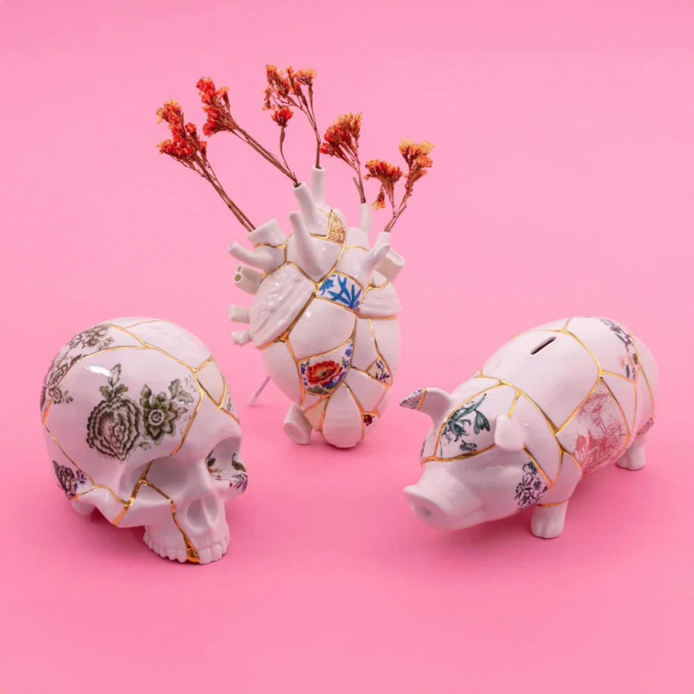 Seletti Salvadanaio Kintsugi Piggy Bank - immagine 2