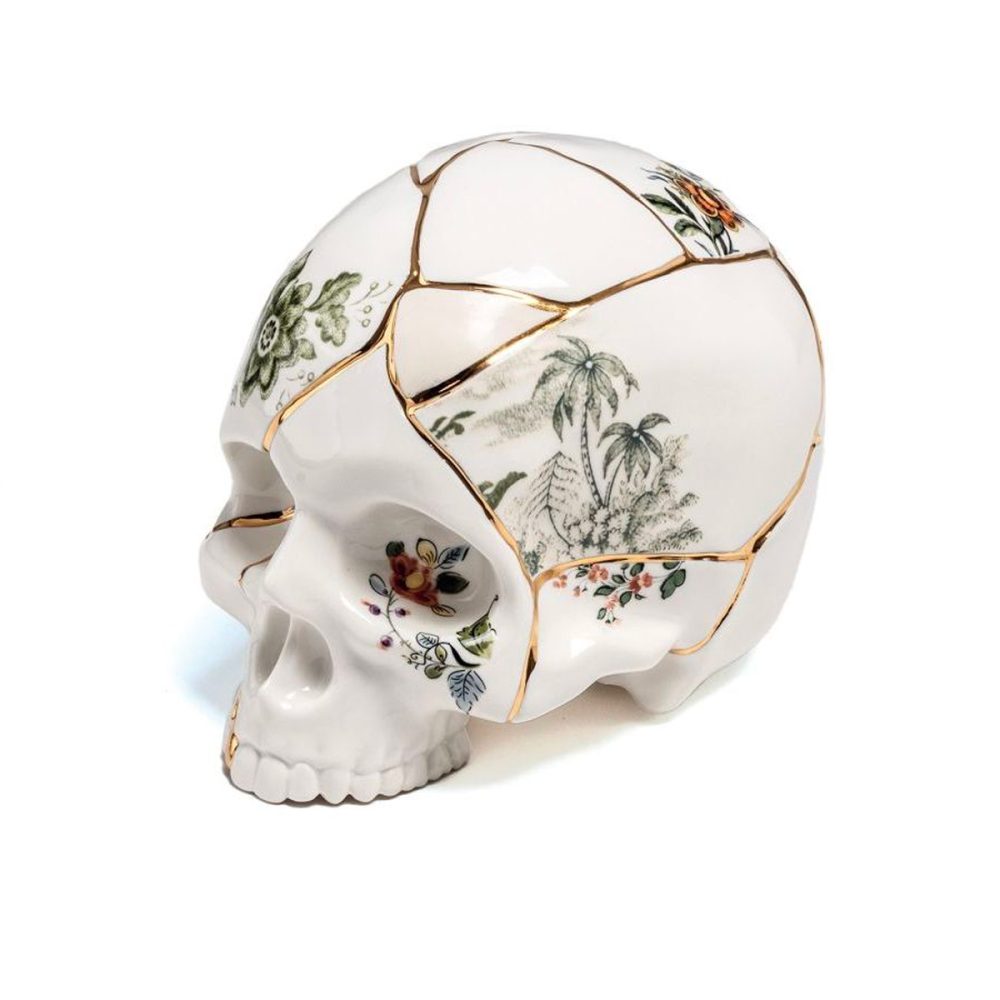 Seletti Teschio Kintsugi Skull - immagine 3