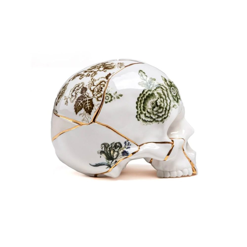 Seletti Teschio Kintsugi Skull - immagine 2