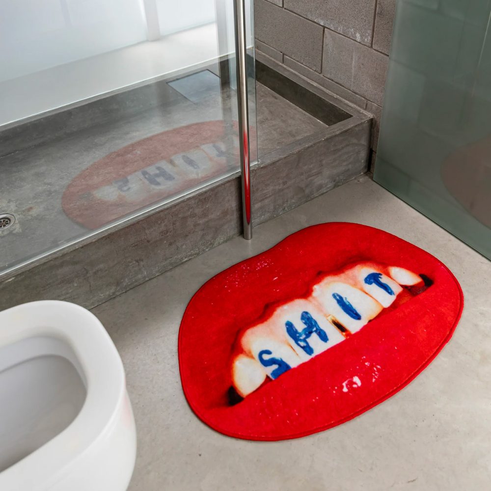 Seletti Toiletpaper Home tappeto bagno sagomato Shit - immagine 2