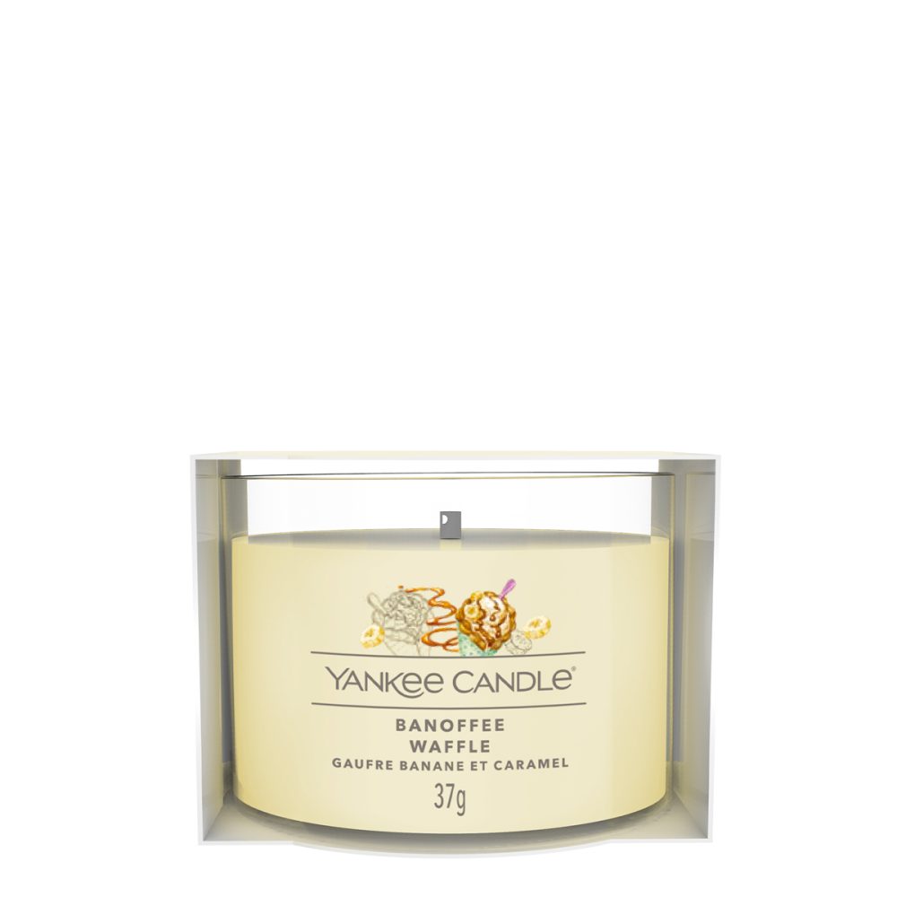 Yankee Candle Signature Banoffee Waffle Candela Votiva in vetro