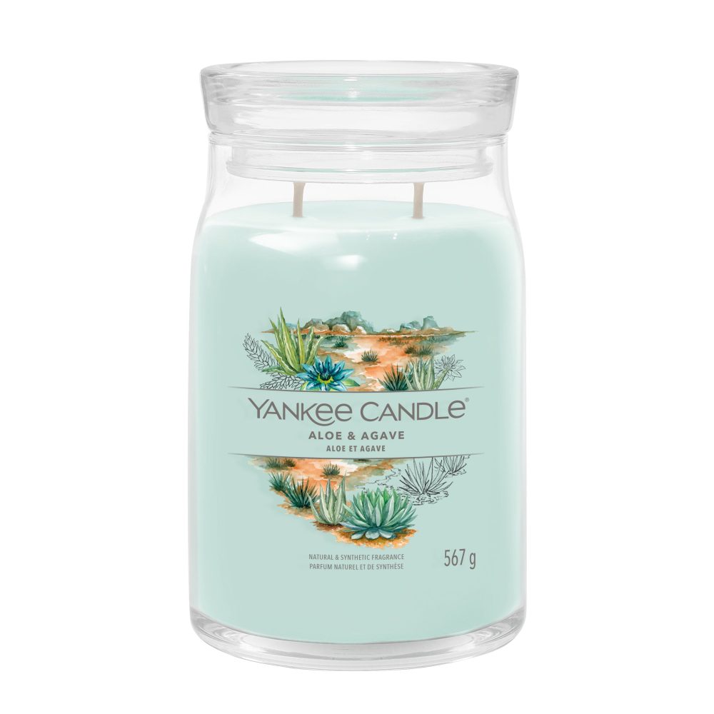 Yankee Candle Signature Aloe e Agave Candela Giara Grande