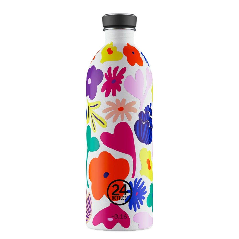 24 Bottles - Urban Bottle 1000 ml Aqua Fiorita