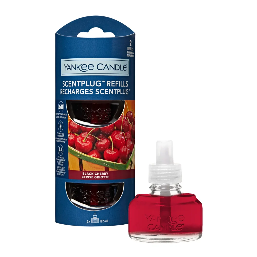 Yankee Candle Ricarica per Scent Plug Black Cherry