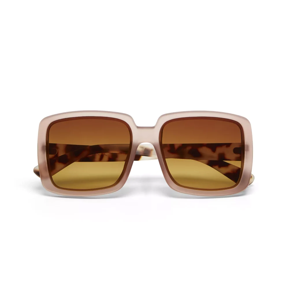 Okkia Occhiale da Sole Modello Alessia Square Pink Avana