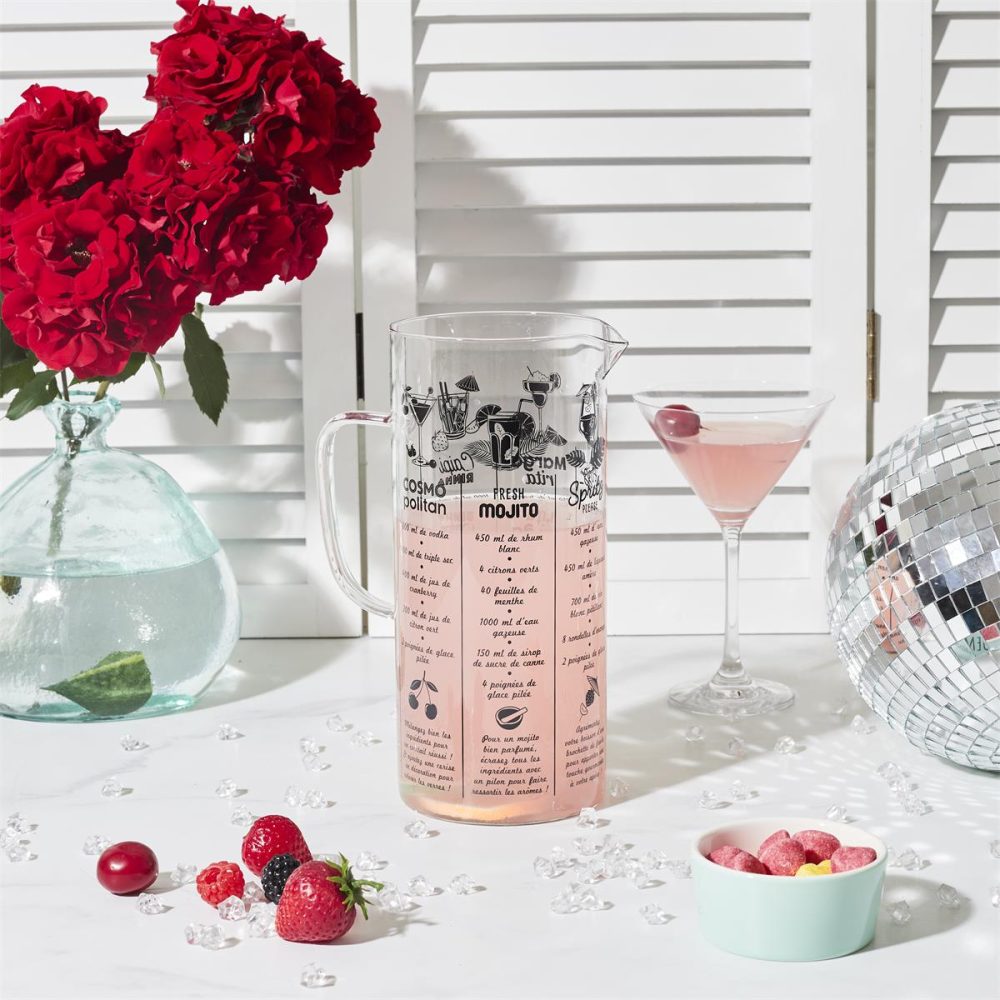 Caraffa in vetro con ricette Cocktail - immagine 2