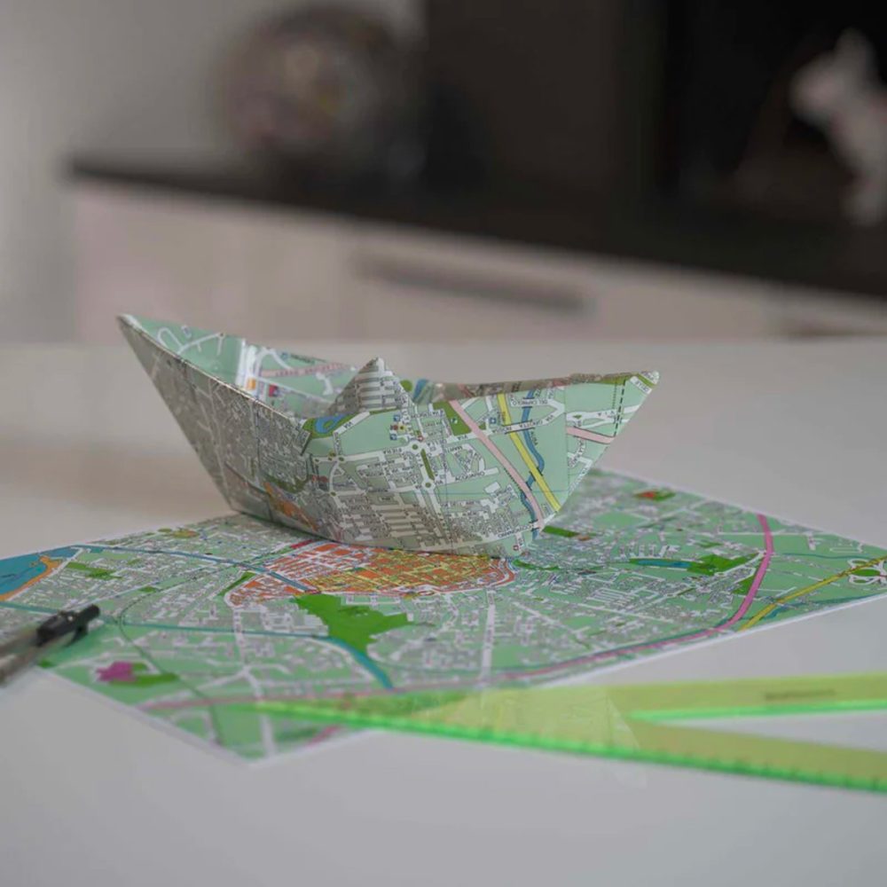 Ceramiche Crescentini Barchetta Media origami Maps Padova - immagine 2