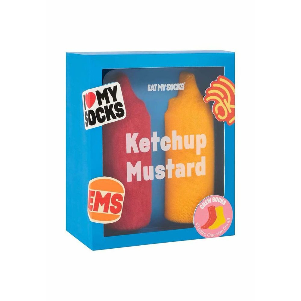 Eat My Socks calzini Ketchup and Mustard x 2