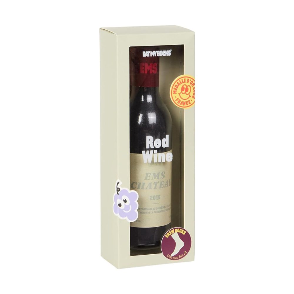 Eat My Socks calzini Wine Red