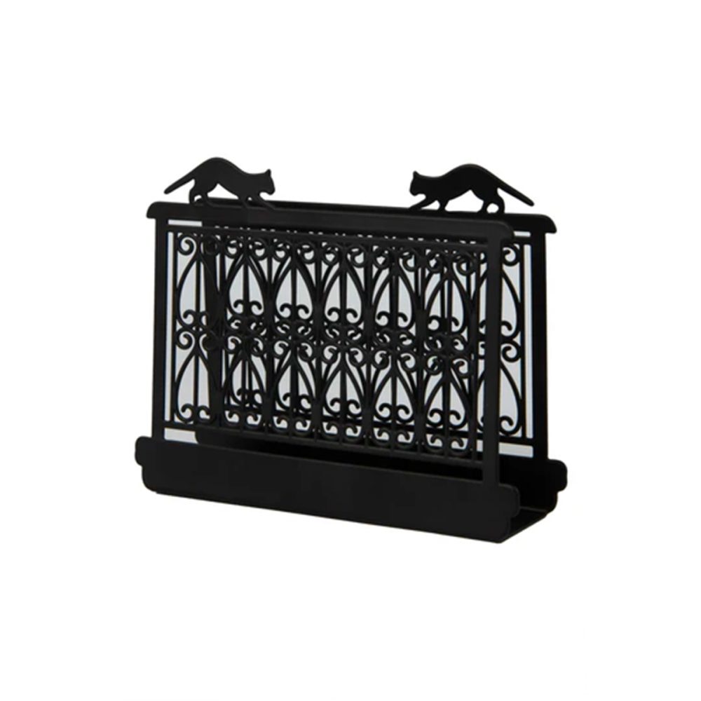Fisura Set Porta Salviette Gatto sul balcone - immagine 2
