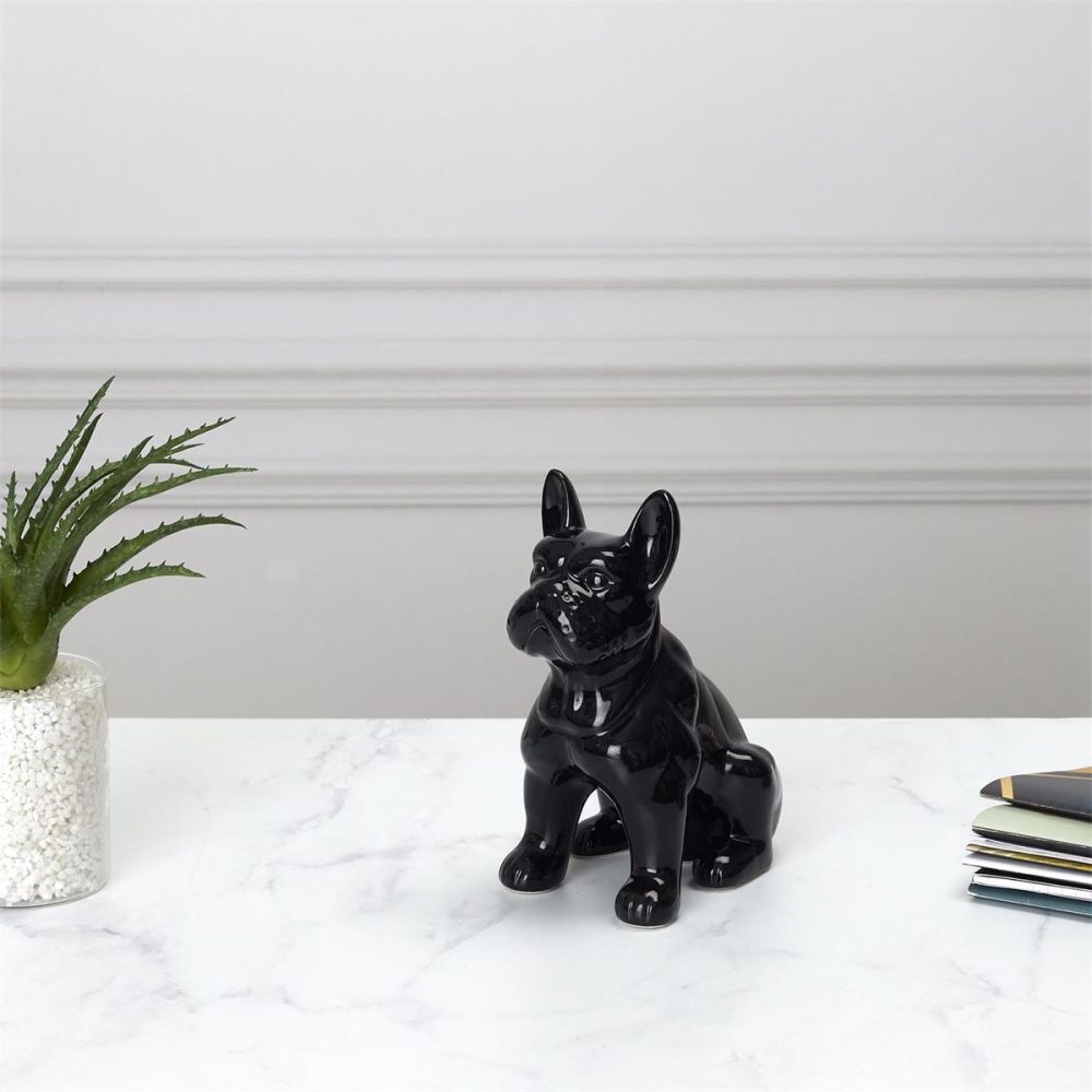 Bulldog decorazione in ceramica - immagine 3