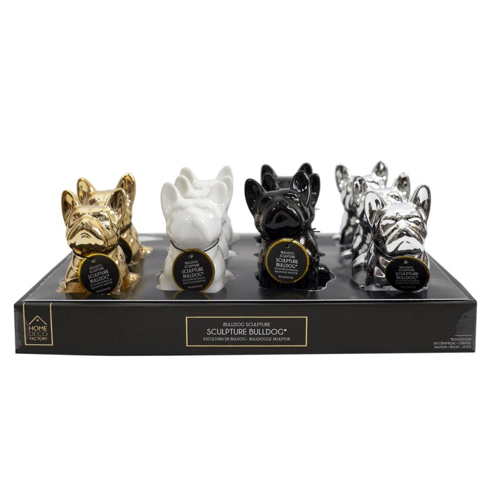 Bulldog decorazione in ceramica - immagine 4