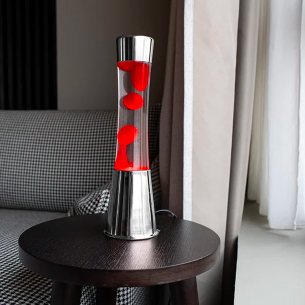Fisura Lampada Lava Lamp Copper e Rosso - immagine 3
