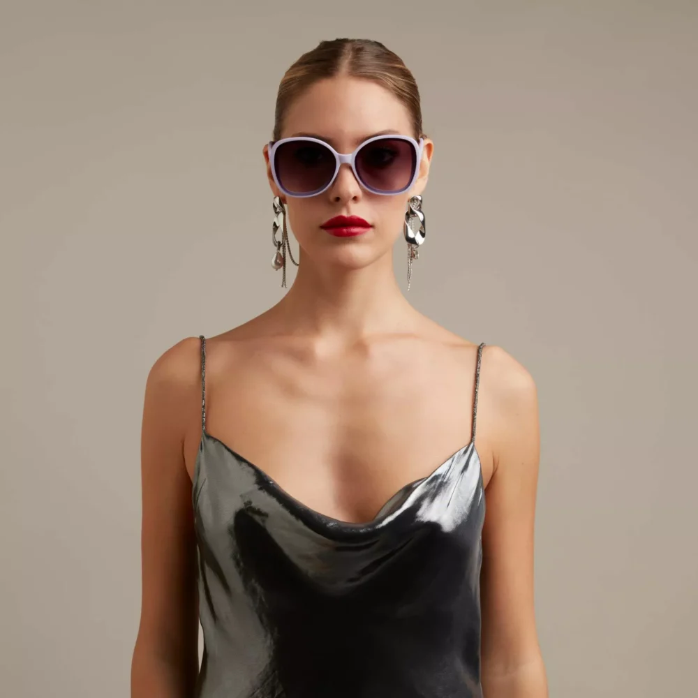 Okkia Occhiale da Sole Modello Anna Butterfly Lilla Breeze - immagine 2