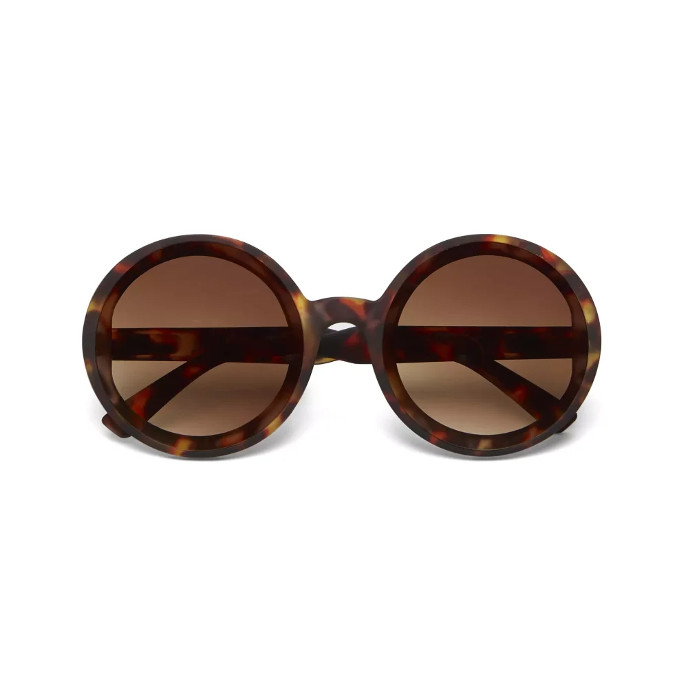 Okkia Occhiale da Sole Modello Monica Circle Classic Havana