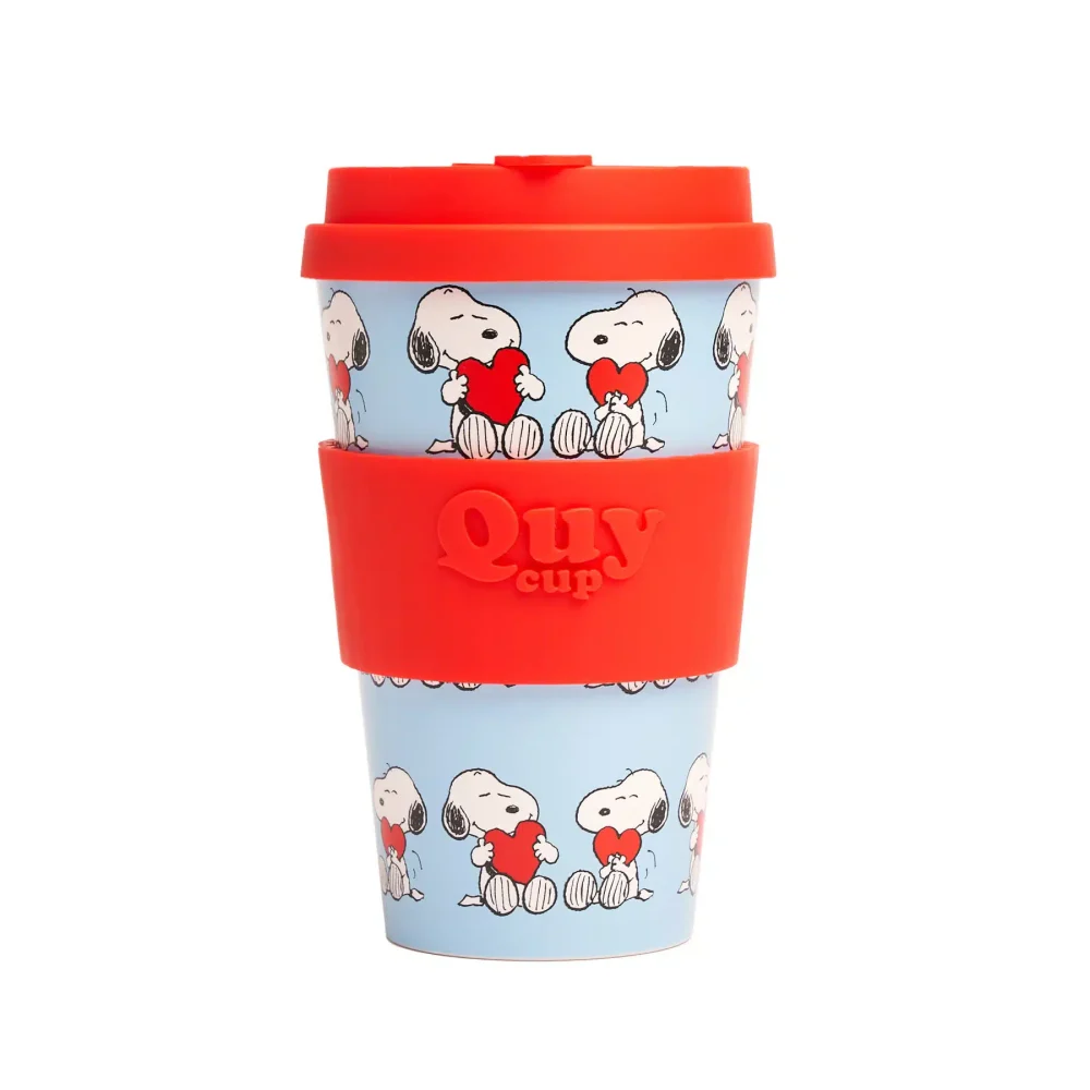 Quy Cup Travel Mug Snoopy Love