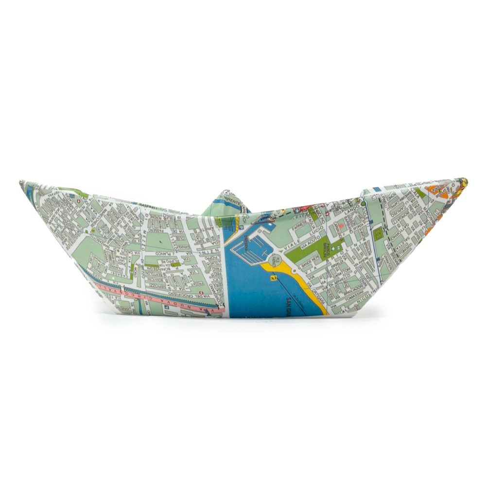 Ceramiche Crescentini Barchetta Media origami Maps Padova