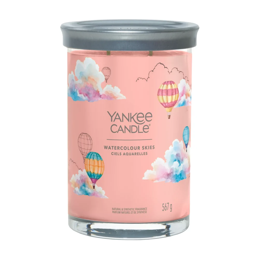 Yankee Candle Signature Watercolour Skies Candela Giara Grande