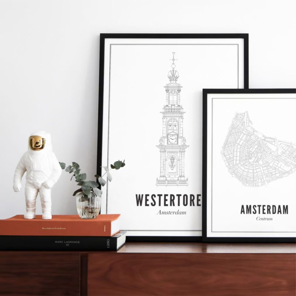 Wijck - Stampa 21 x 30 - Amsterdam - immagine 2