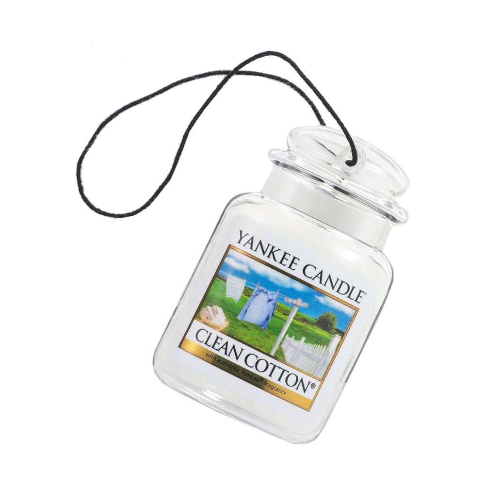 Yankee Candle Car Jar Paper Clean Cotton